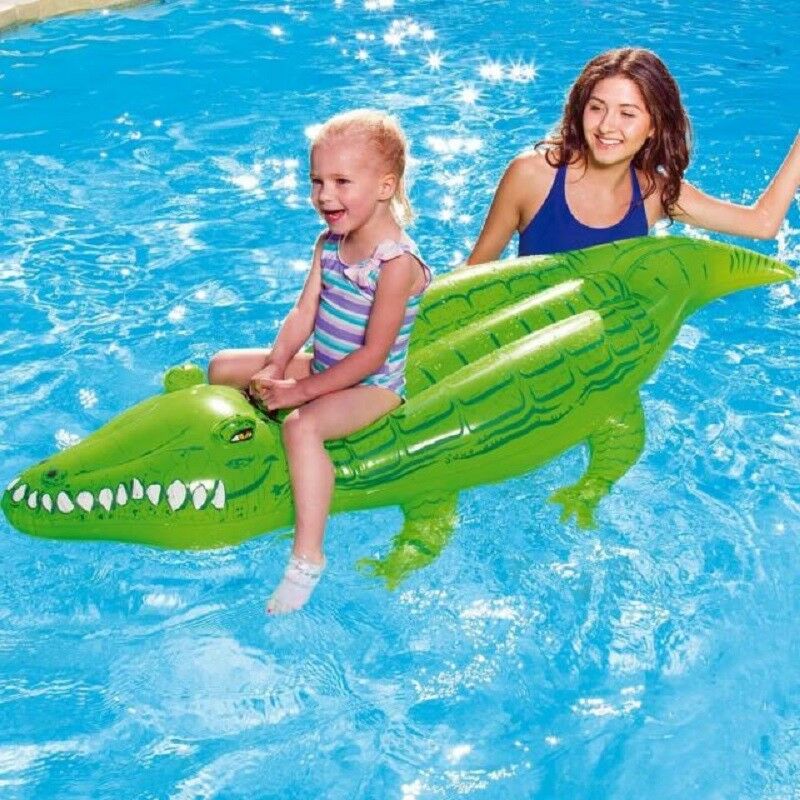 Inflatable Ride On Novelty Swimming Pool Beach Toy Float Rider Lilo Swim