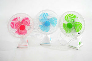 7"Inch Fan Desk Clip 2 Speed Office Hydroponics Cooling Fan Fan Mounted Office