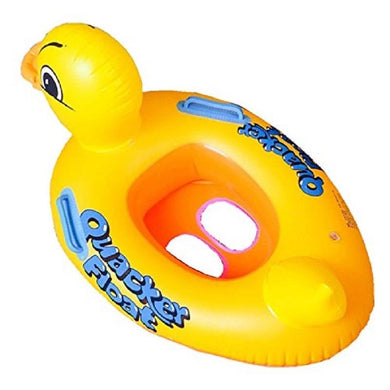 Baby Inflatable Pool Swim Float Seat Swimming Duck Aid with Wheel Horn Boat Ring