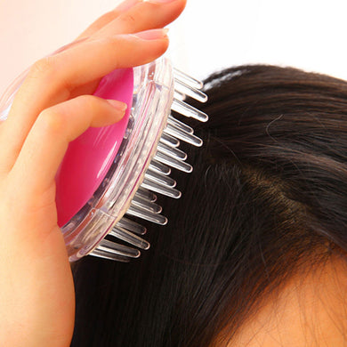 Silicone Scalp Shampoo Massage Brush Washing Massager Shower Head Hair Comb