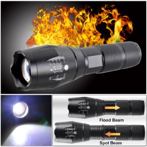 Torch Lamp Light 5000lms Zoom able CREE T6 LED Flashlight Focus